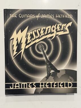 SIGNED James Hetfield Metallica Book Messengers the Guitars W/ COA AUTOGRAPH #11